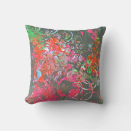 Paint stänk art cushion kudde