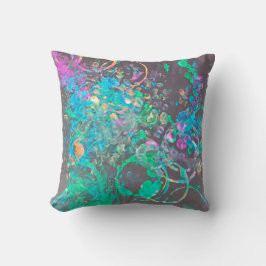 Paint stänk art dekorativ kudde cushion