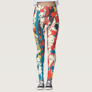 Paint stänk leggings