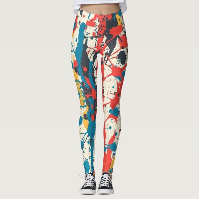 Paint stänk leggings (Framsida)
