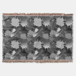 Paint Stänk Mönster 2 Filt