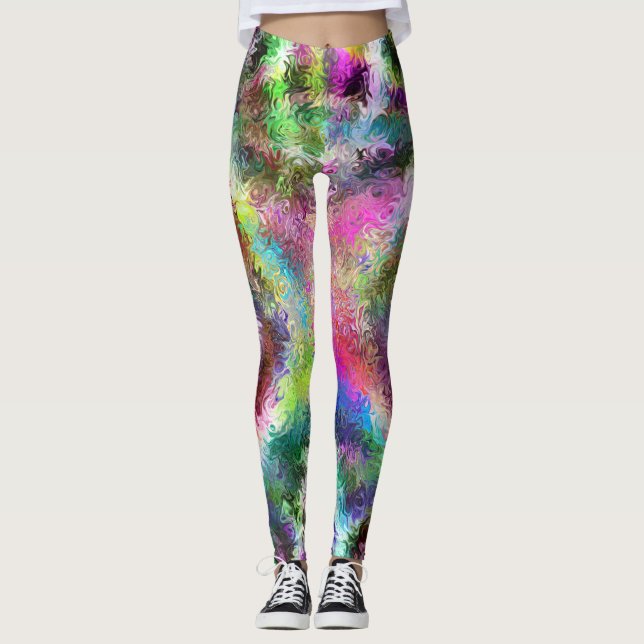 Paint Storm Two Leggings (Framsida)