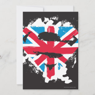 Paint Strokes British S-Shield