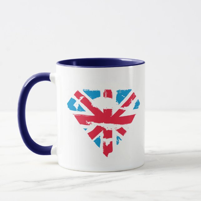 Paint Strokes British S-Shield Mugg (Vänster)