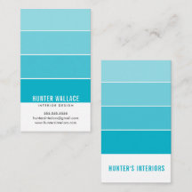PAINT SWATCH CHIP modern insida monbre blue
