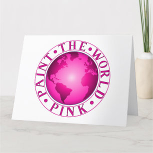 PAINT THE WORLD ROSA Earth Diversity Firande Kort