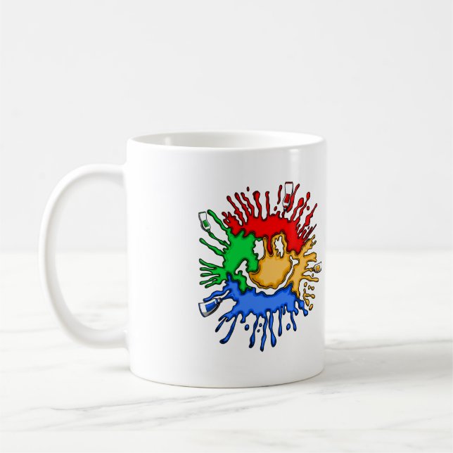 Paint Tube Smile Kaffemugg (Vänster)