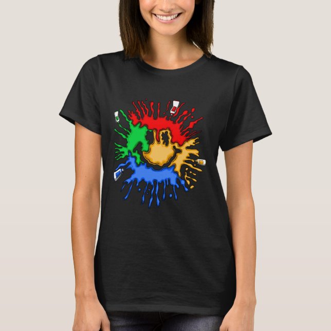 Paint Tube Smile T Shirt (Framsida)