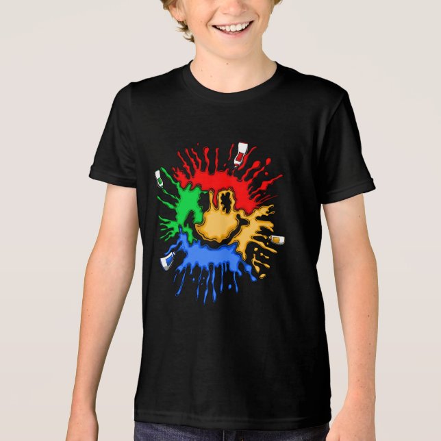 Paint Tube Smile T Shirt (Framsida)