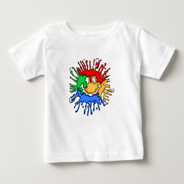 Paint Tube Smile T Shirt (Framsida)