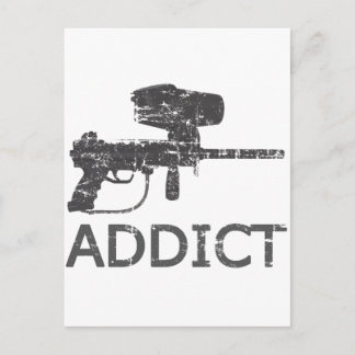 Paintball Addict Vykort