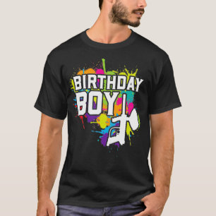 Paintball Birthday Boy Apparel T Shirt