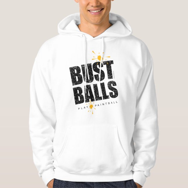 Paintball Bust Bollar Hoodie (Framsida)