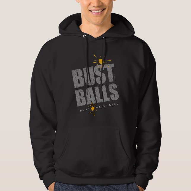Paintball Bust Bollar Hoodie (Framsida)