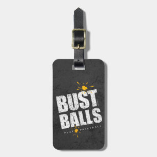 Paintball Bust Bollar Luggage Tag Bagagebricka