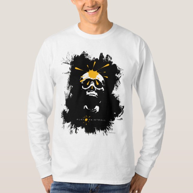 Paintball Dödskalle T Shirt (Framsida)