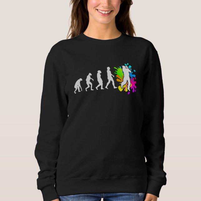 Paintball Evolution Paintballer Paintball Player 1 T Shirt (Framsida)