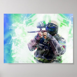 Paintball finstiltt SR3 Poster