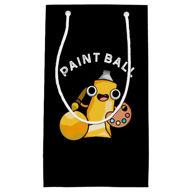 Paintball Funny Paint Pun Mörk BG (Framsidan)