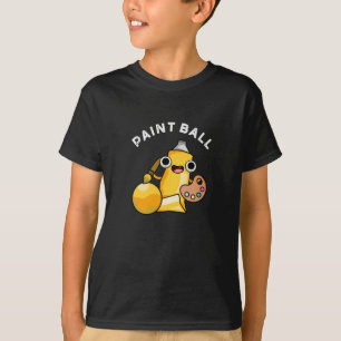 Paintball Funny Paint Pun Mörk BG T Shirt