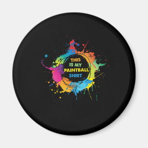 Paintball Game Färg Bollar Paintball Marker Gift Magnet