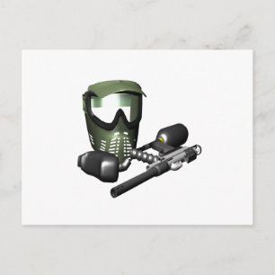 Paintball Gear 2 Vykort
