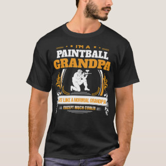 Paintball Grandpa Gift-coolor T Shirt