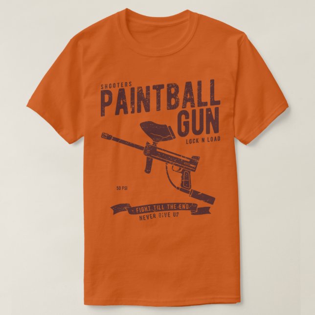 Paintball Gun T Shirt (Design framsida)