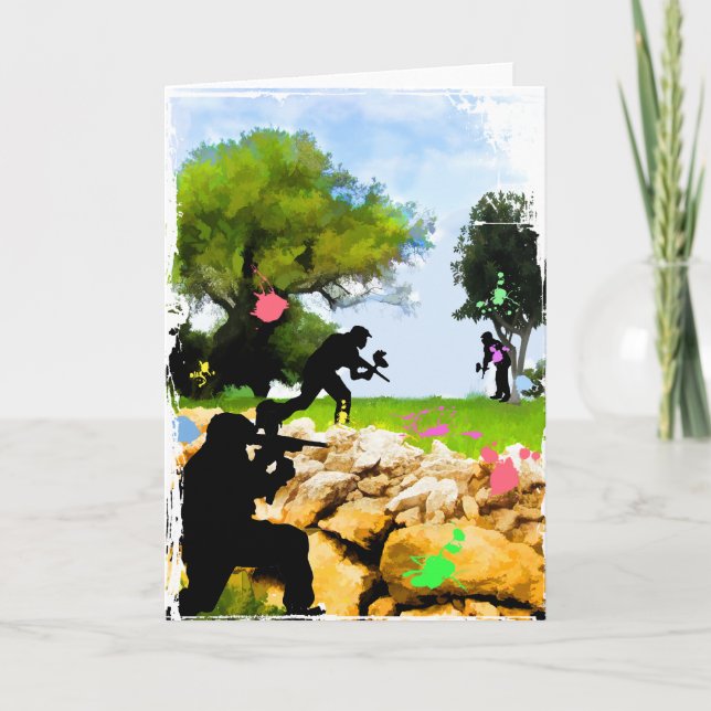 Paintball i våren kort (Framsida)