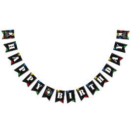 Paintball Kids Grattis på födelsedagen Vimplar