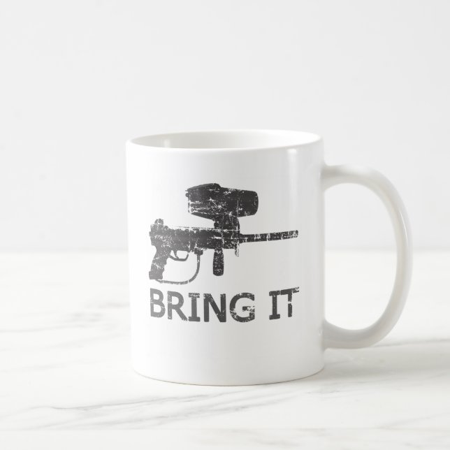 Paintball kommer med det kaffemugg (Höger)