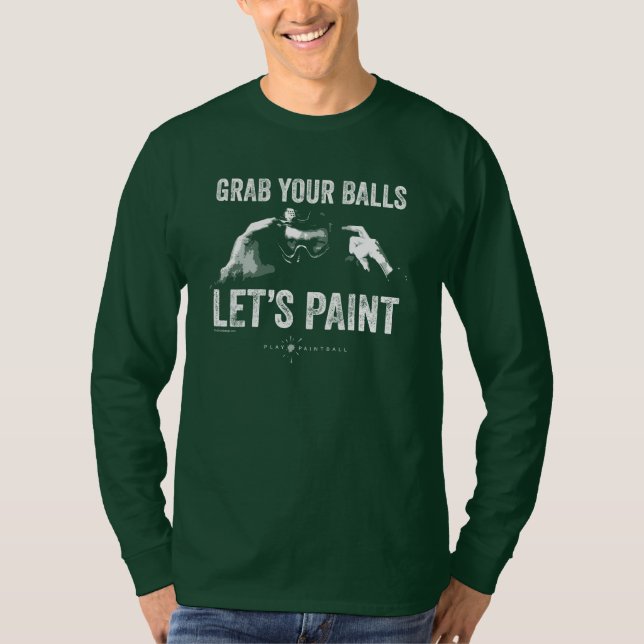 Paintball Let's Paint Tee Shirt (Framsida)