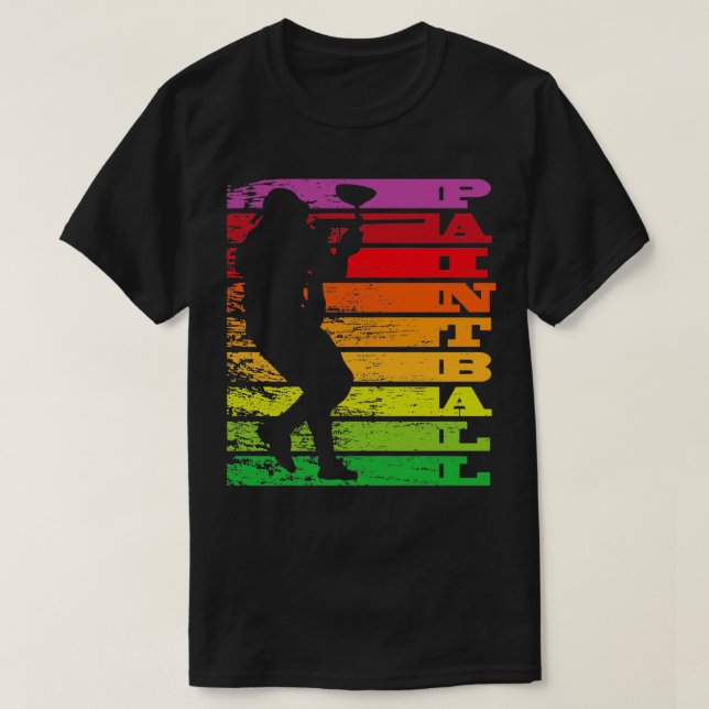 Paintball Paintball Player Gotcha Team Zipping Huv T Shirt (Design framsida)