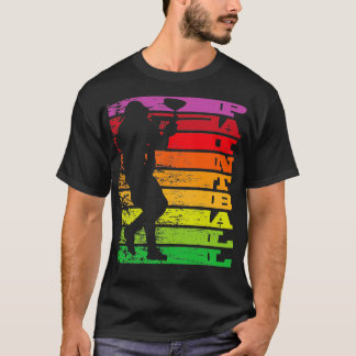 Paintball Paintball Player Gotcha Team Zipping Huv T Shirt