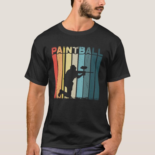Paintball Paintballer Paintballing Women Men T Shirt (Framsida)