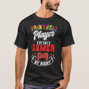 Paintball Paintballer Video Gamer Tagning Team Sp T Shirt