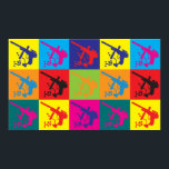 Paintball Pop Art Poster<br><div class="desc">Paintball Pop Art. Om Paintball är din hobby,  ockupation eller besatthet,  visa den med underbara Paintball t-shirts,  mugg,  klistermärken med mera. De är också underbara gåvor till andra Paintball fläkt!</div>