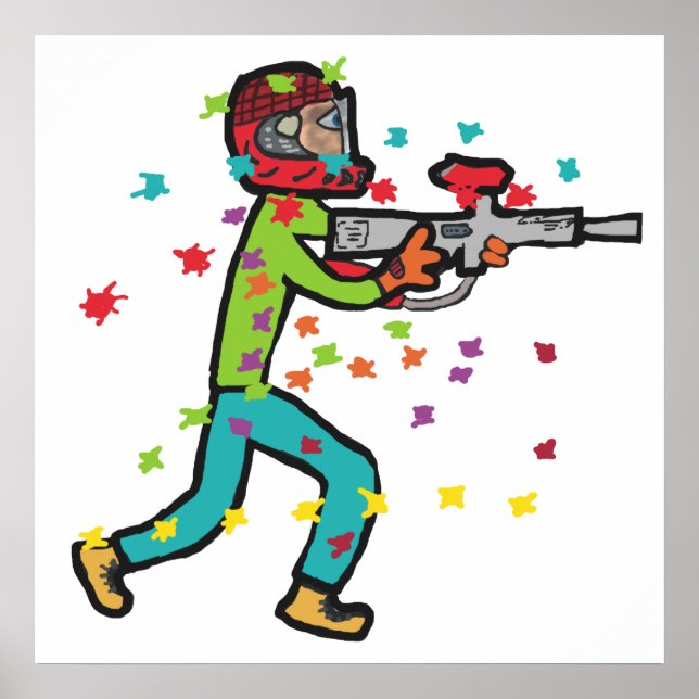 Paintball Poster (Framsidan)