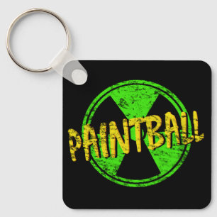 Paintball Radioactive Nyckelring