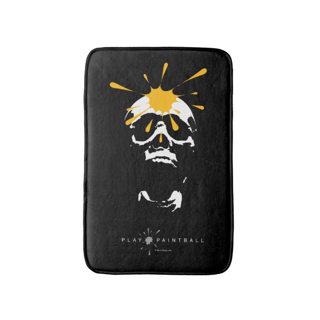 Paintball Skull Badrumsmatta (Framsidan (Vertikal))