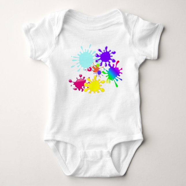 Paintball Splats T-shirt (Framsida)