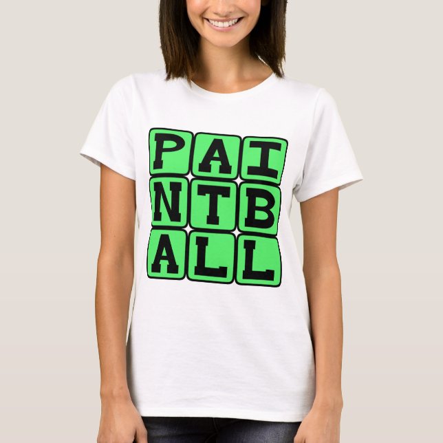 Paintball, Sporter T Shirt (Framsida)