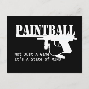 Paintball State of Mind Vykort