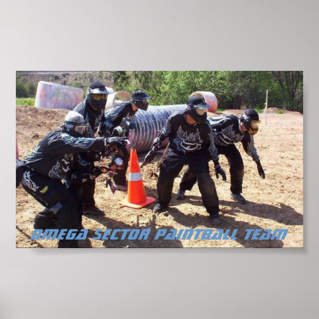 Paintball: Team Omega Sector Poster (Framsidan)