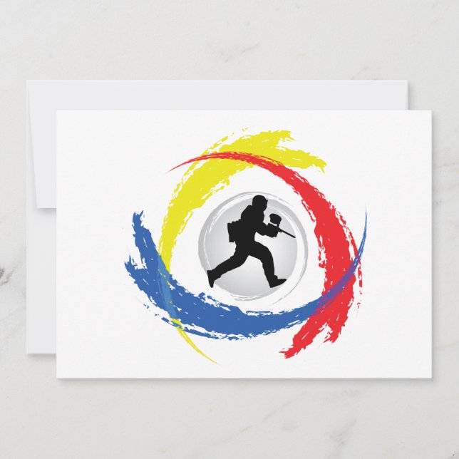 Paintball Tricolor Emblem (Framsida)