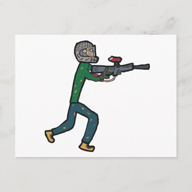 Paintball Vykort (Framsida)