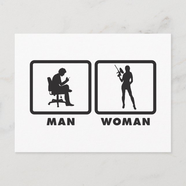 Paintball Vykort (Framsida)