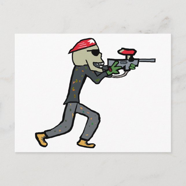 Paintball Vykort (Framsida)