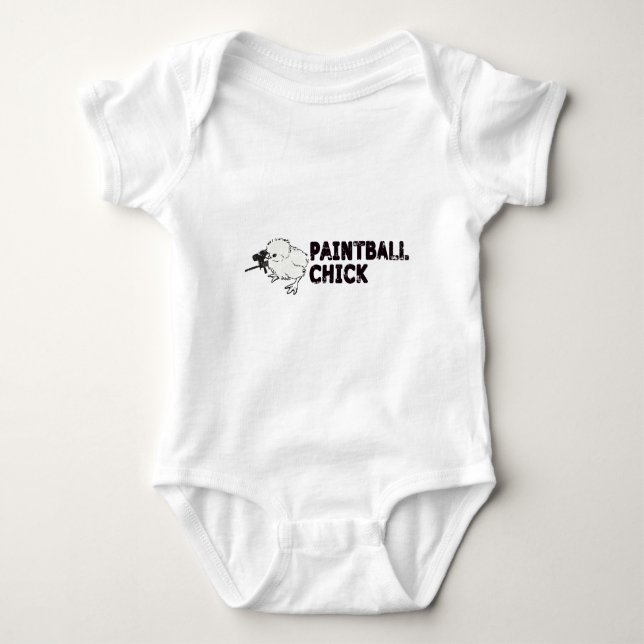 Paintballchick T-shirt (Framsida)