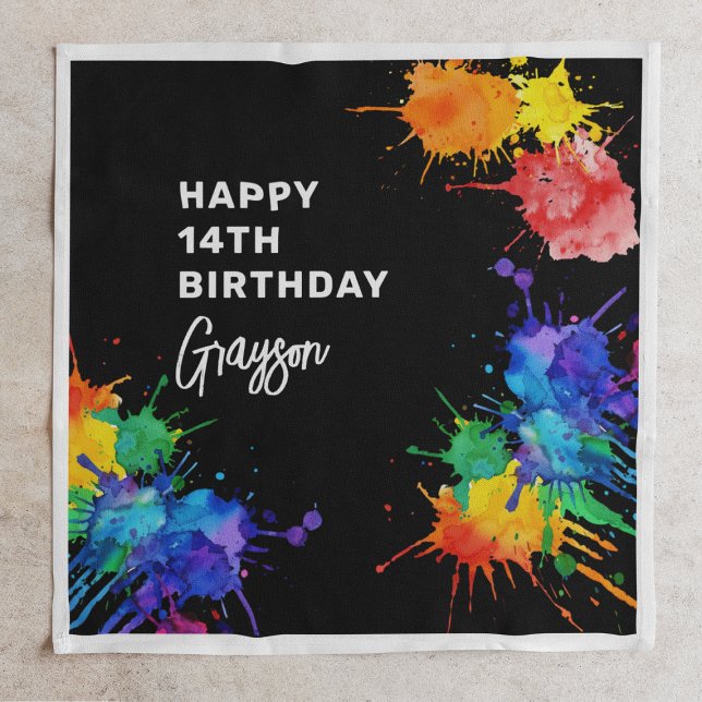 Paintballing-Födelsedagsfest Pappersservett (Skapare uppladdad)